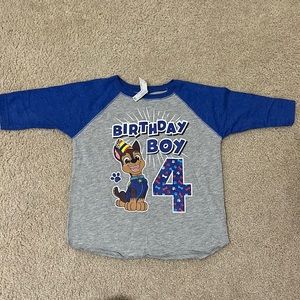 Paw Patrol Birthday Boy 4 Shirt